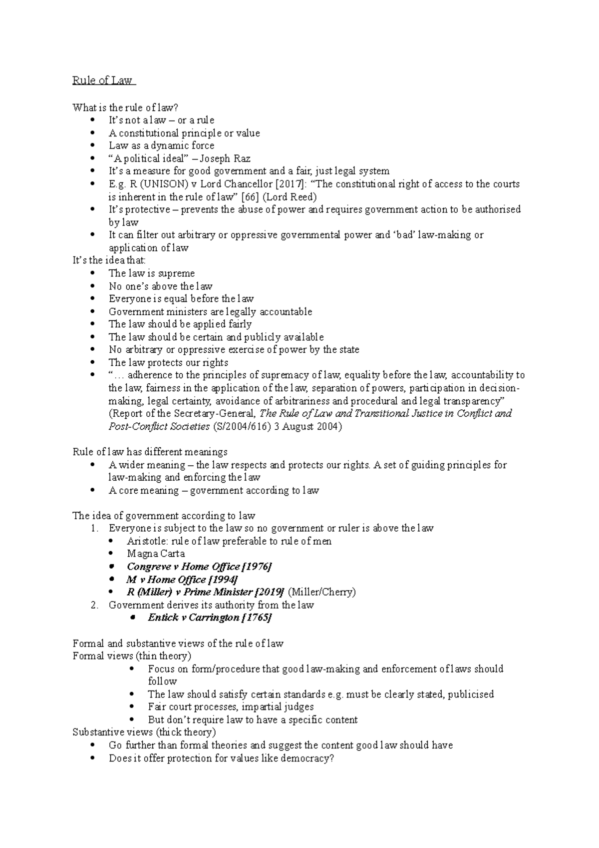 week-9-cal-lecture-notes-9-rule-of-law-what-is-the-rule-of-law-it