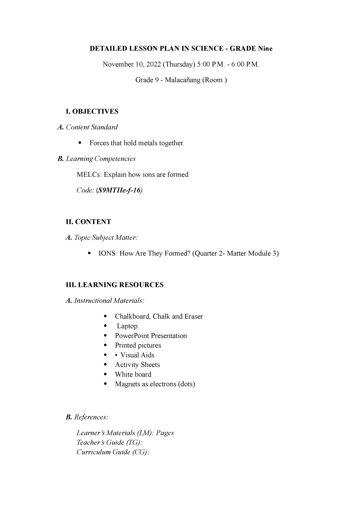 dlp-ionss-science-detailed-lesson-plan-in-science-grade-nine