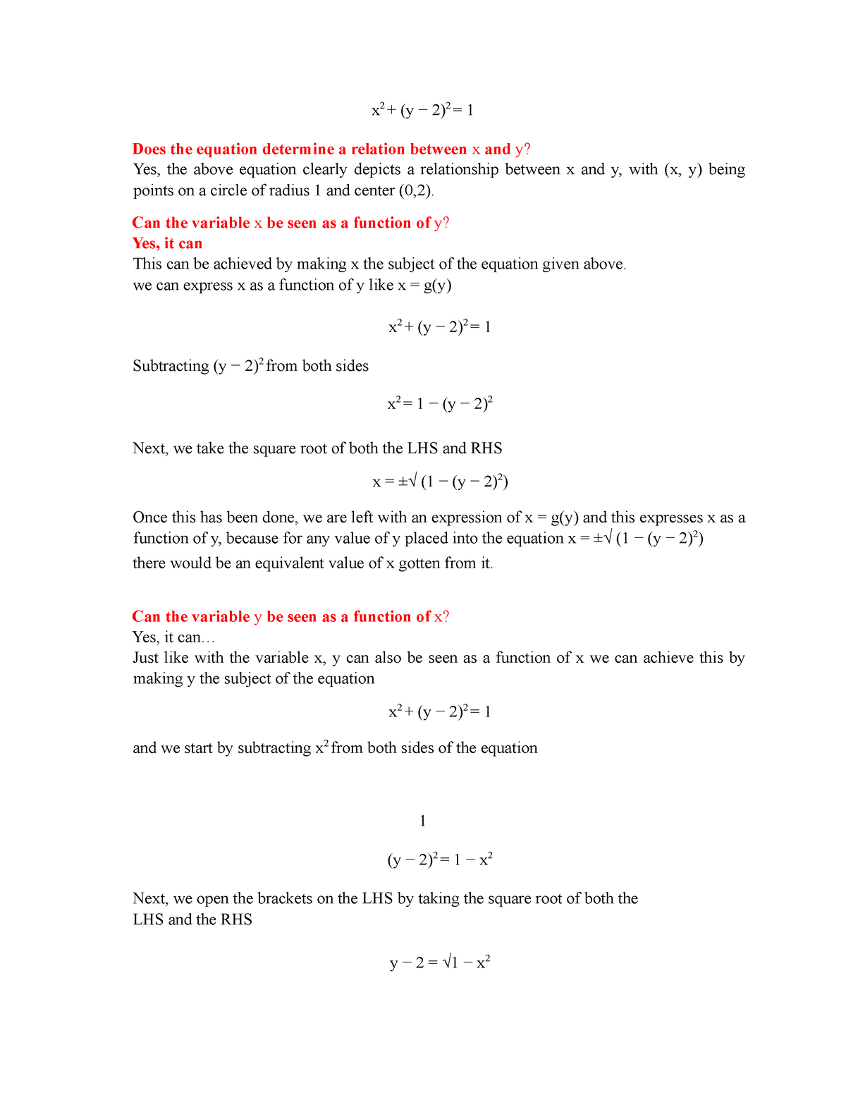 college-algebra-da-unit-1-x-2-y-2-2-1-does-the-equation