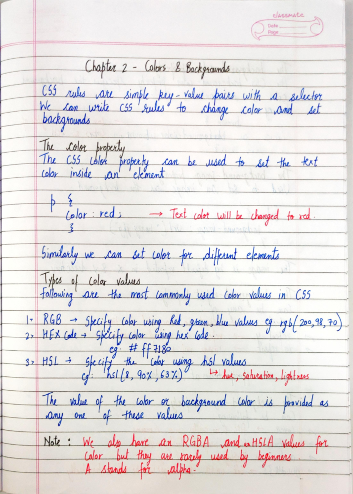 Chapter 2 - Html - Computer Science and Engineering - JNTU - Studocu