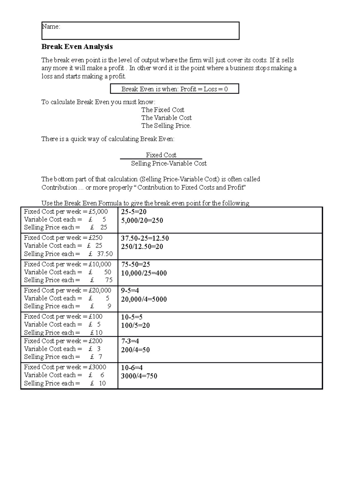 additional-activity-sheet-break-even-analysis-1-break-even-analysis