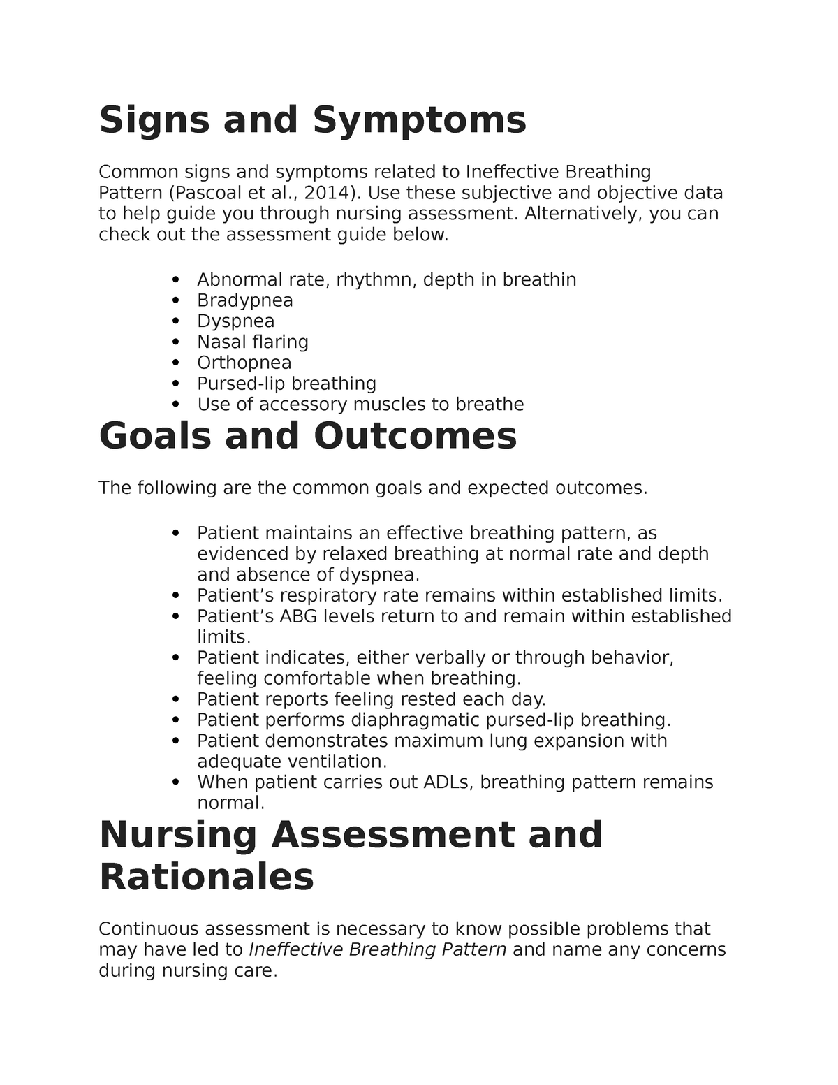 Shortness of Breath Nursing Diagnosis and Nursing Care Plans -  NurseStudy.Net