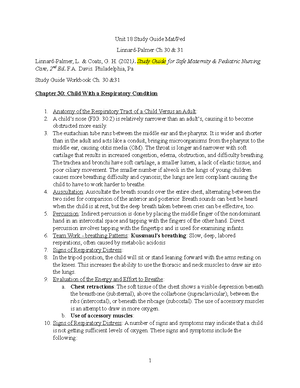 Unit+15+Study+Guide+Mat - Unit 15 Study Guide Mat/Ped Linnard-Palmer Ch ...