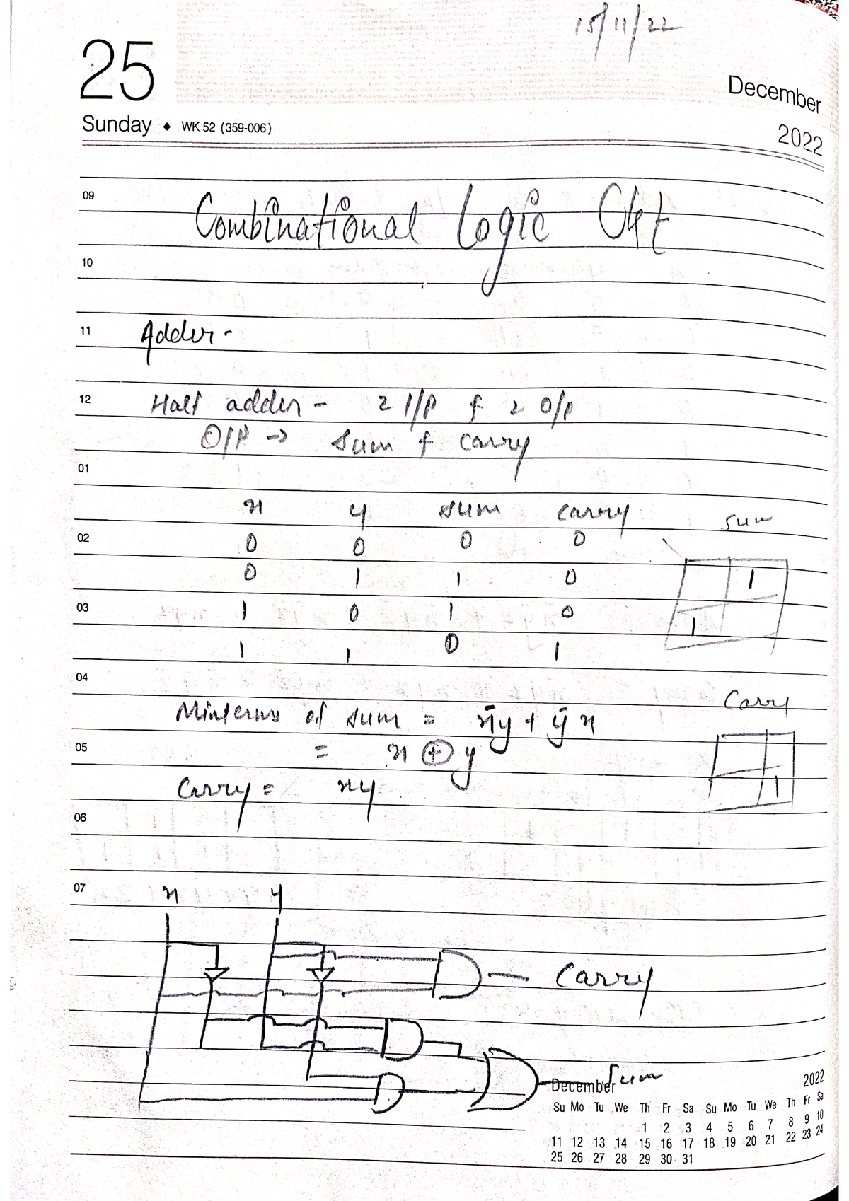 Combinational Circuit - B.Tech - Studocu