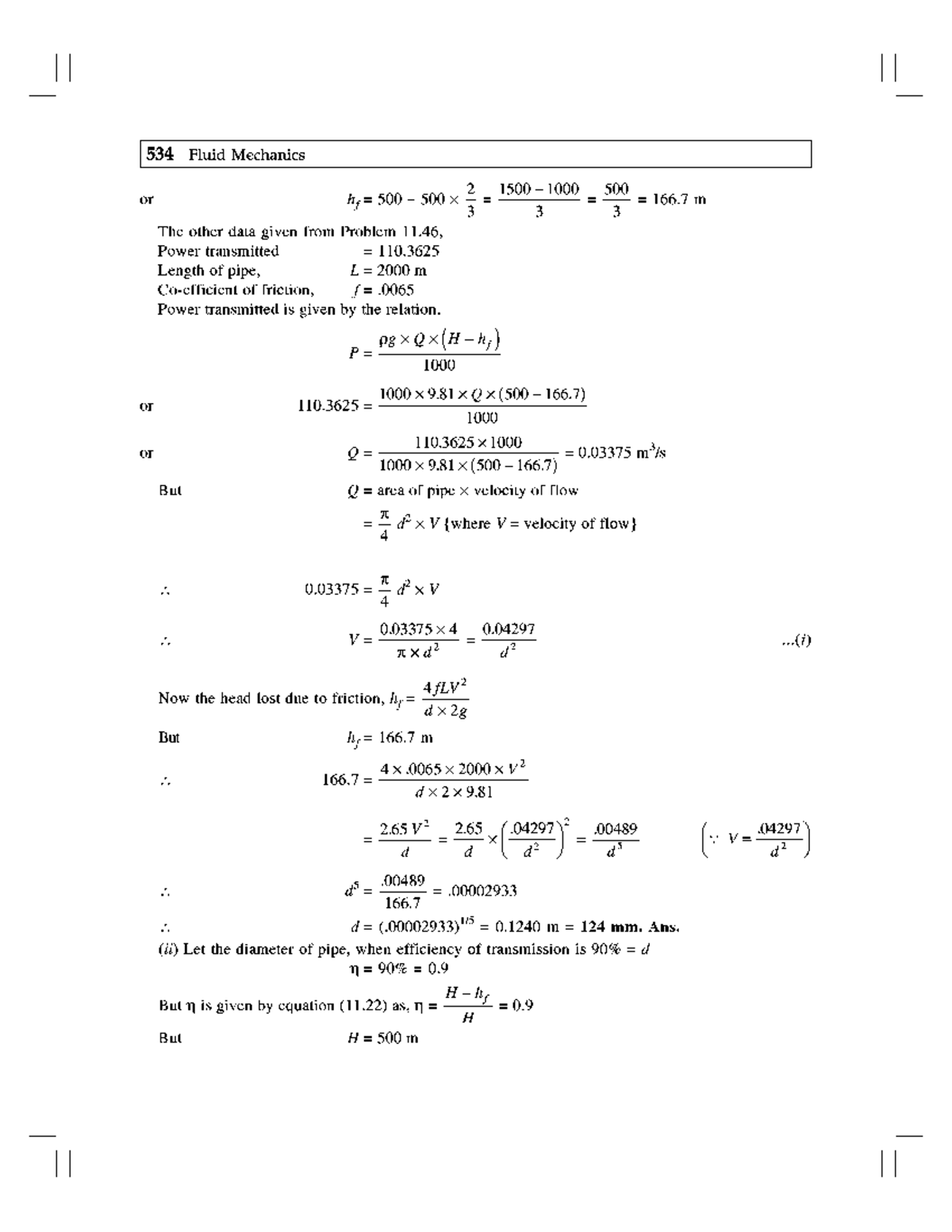 Fluid Mechanics and Hydraulic Machines -47 (11) - Fluid Mechanics And ...