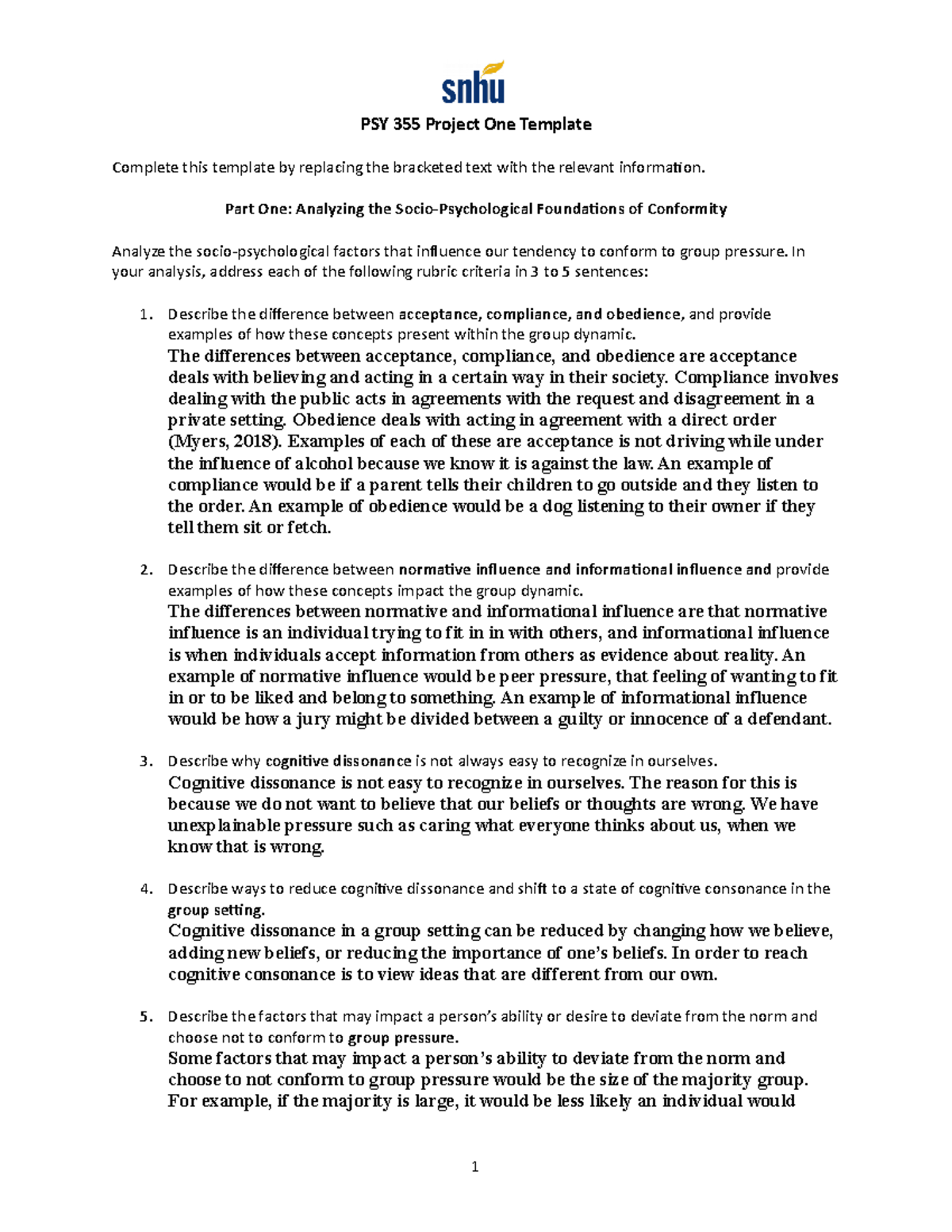 This Assignment Talks About How We Face Problem In Our Society PSY 