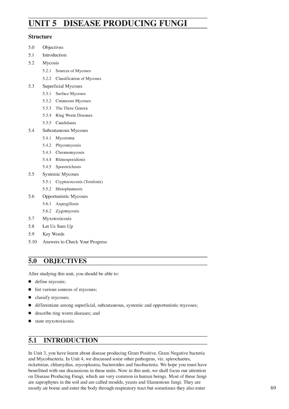 disease-producing-fungi-bsc-nursing-exam-notes-69-unit-5-disease