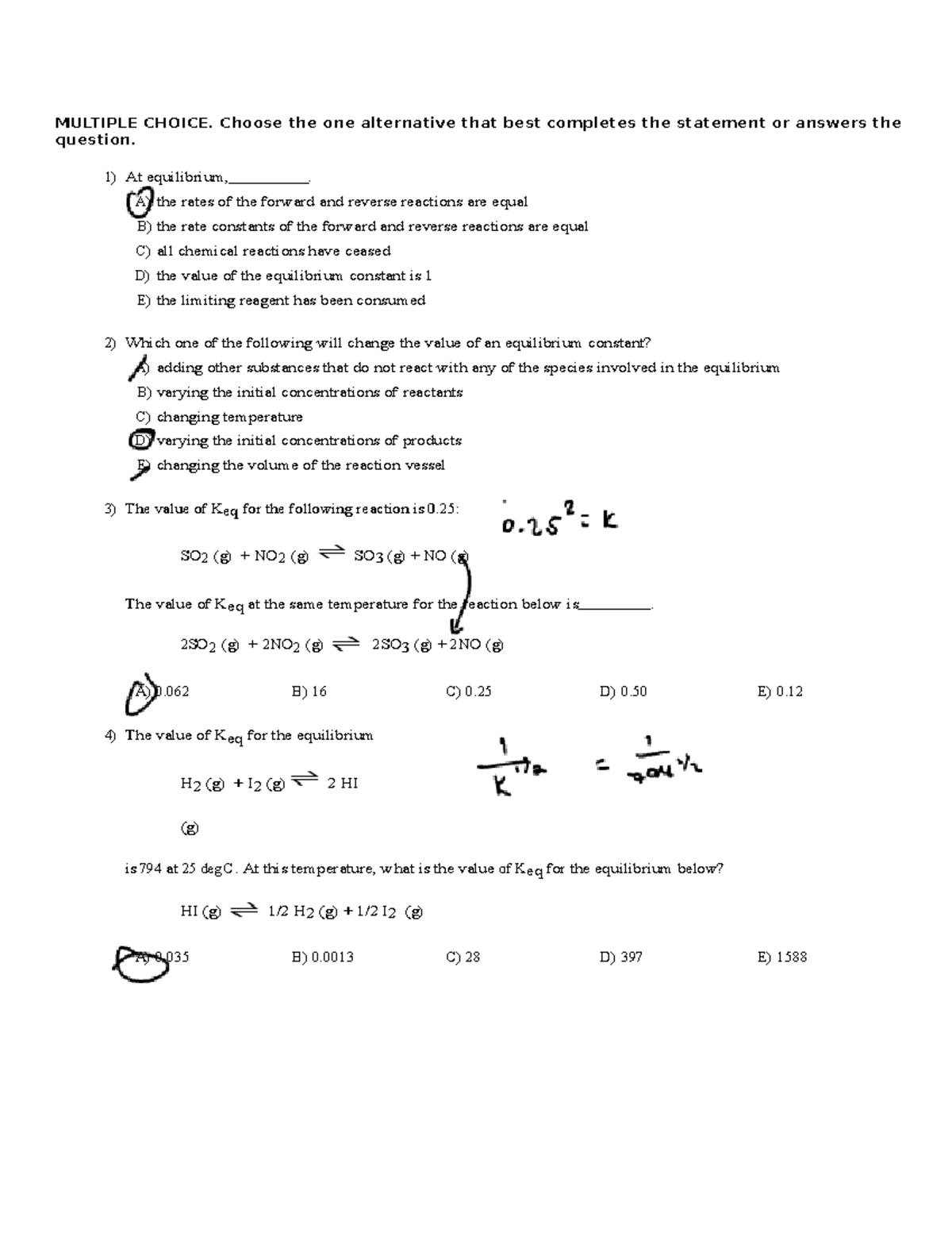 Chapter 13 Practice Test Chm 153 Farmingdal Studocu