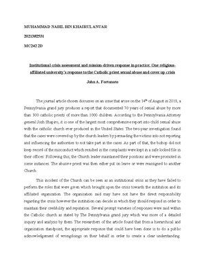 PRO410 INDIVIDUAL ASSIGNMENT - COLLEGE OF COMPUTING INFORMATICS AND ...