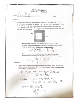 MATH 207 Division Word Problems - MATH 207 - Studocu