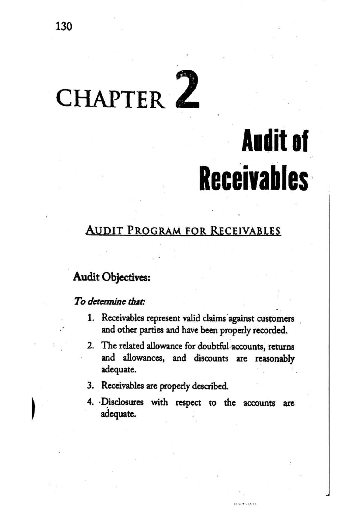 Auditing Problem Roque Chapter 2 - BS Accountancy - Studocu