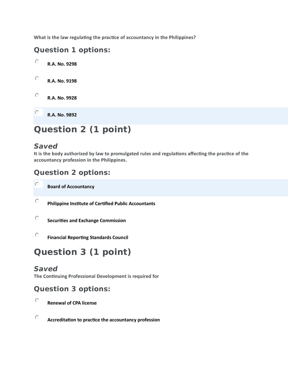 quiz-1-confram-what-is-the-law-regulating-the-practice-of