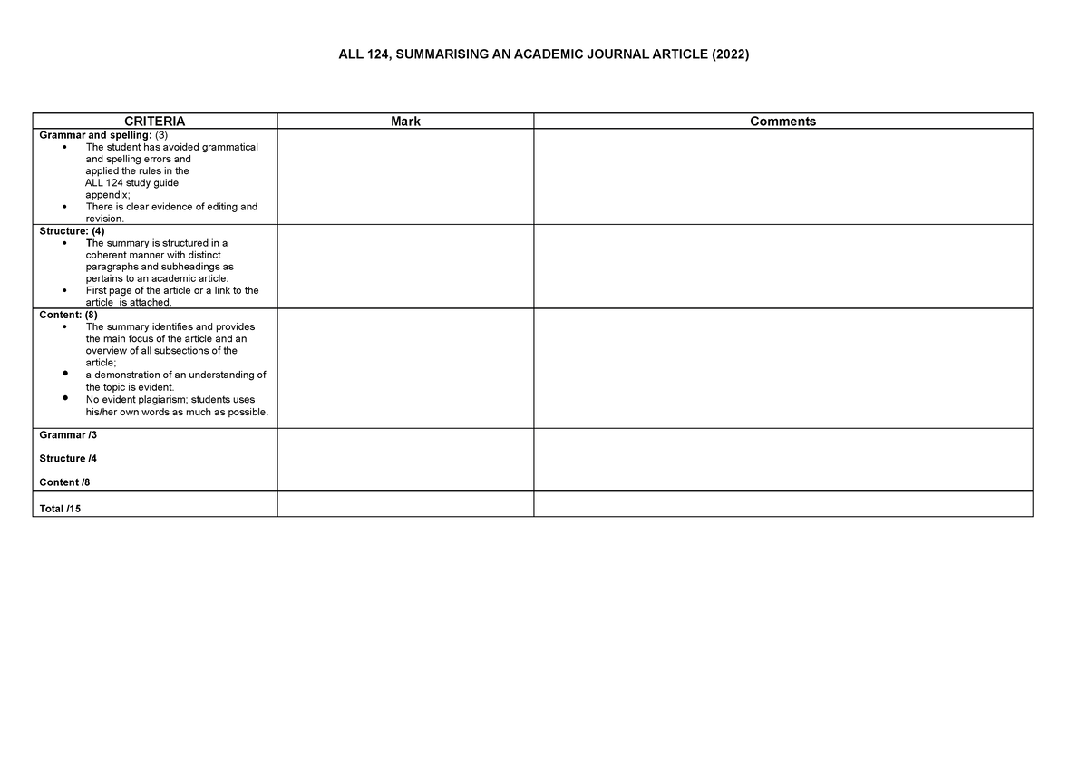 summary-of-academic-article-rubric-all-124-summarising-an-academic