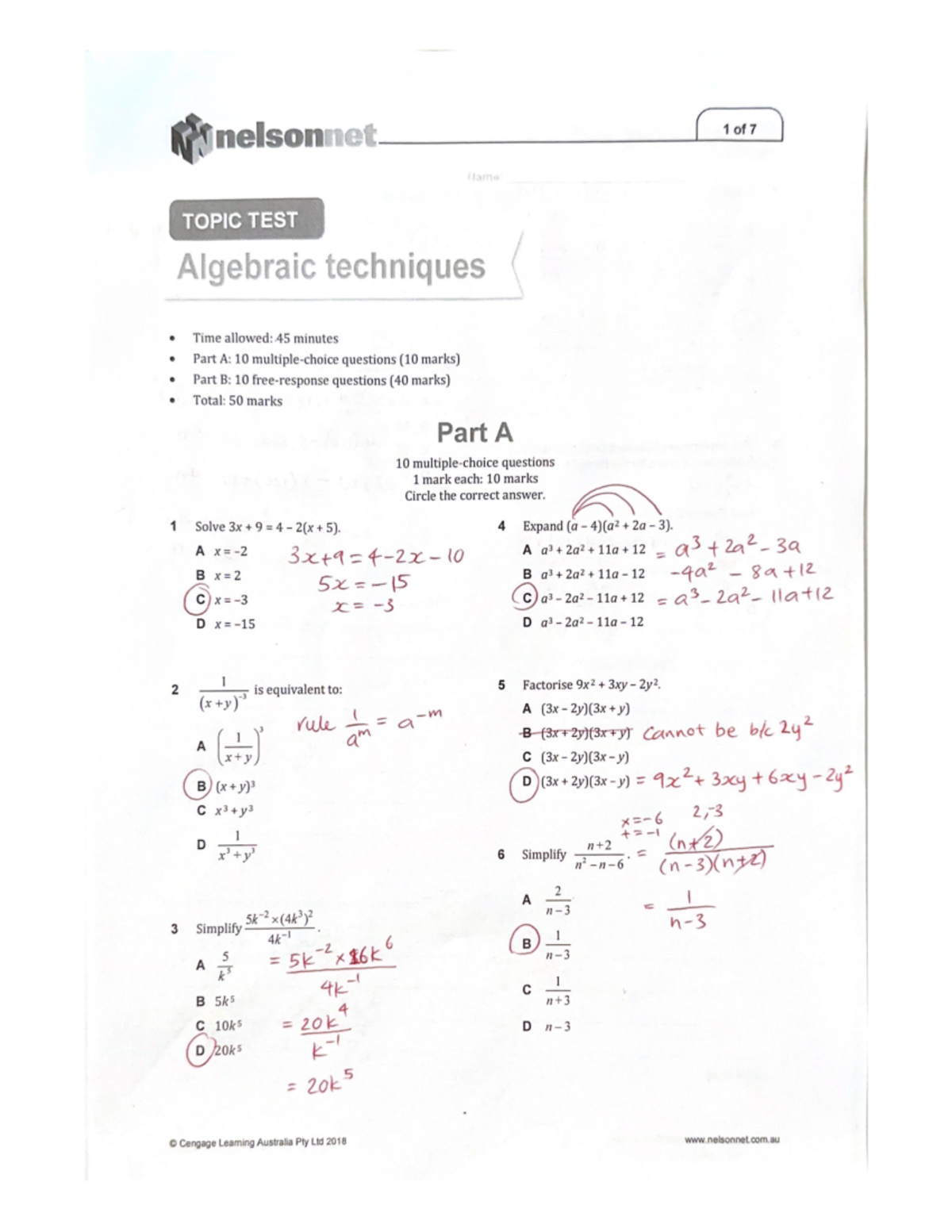 Topic TEST - Studocu