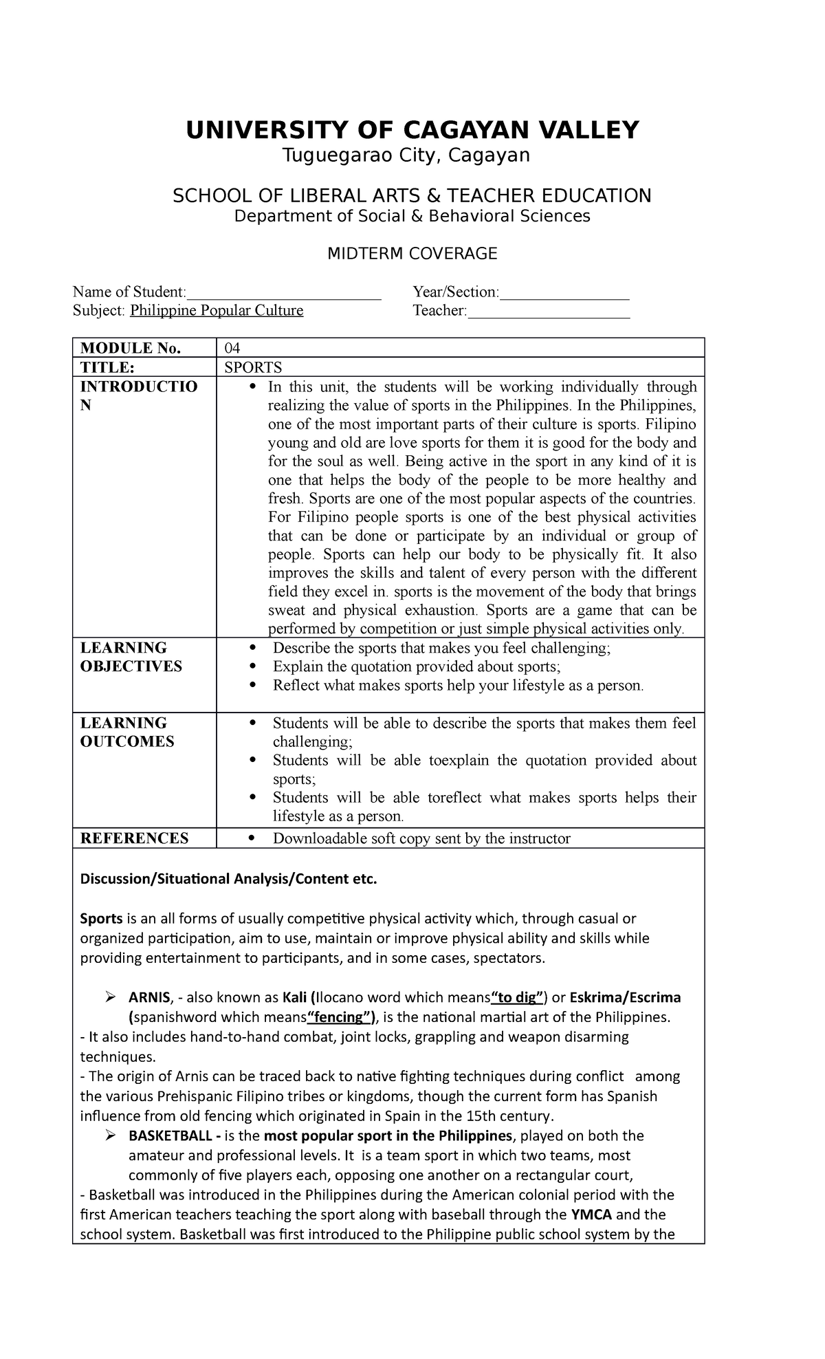 Module-4-IN-PPC- Midterm 1 - UNIVERSITY OF CAGAYAN VALLEY Tuguegarao ...