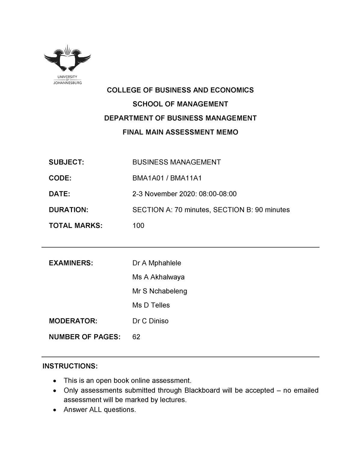 business management term paper