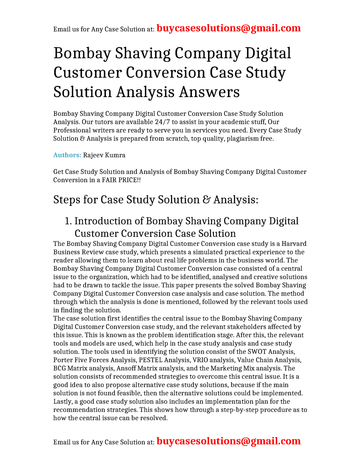 bombay shaving company case study