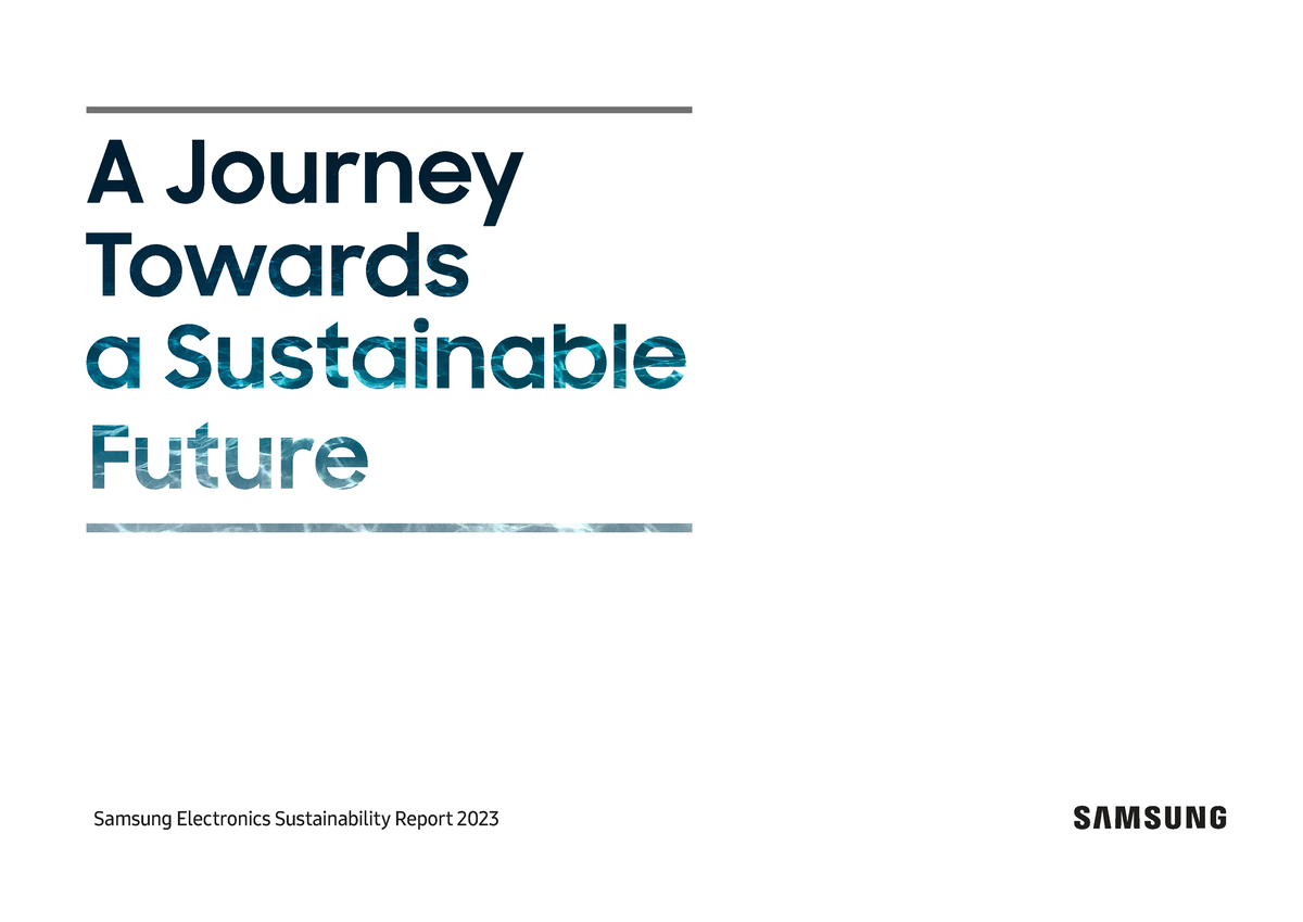 Sustainability Report 2023 En-1 - Samsung Electronics Sustainability ...