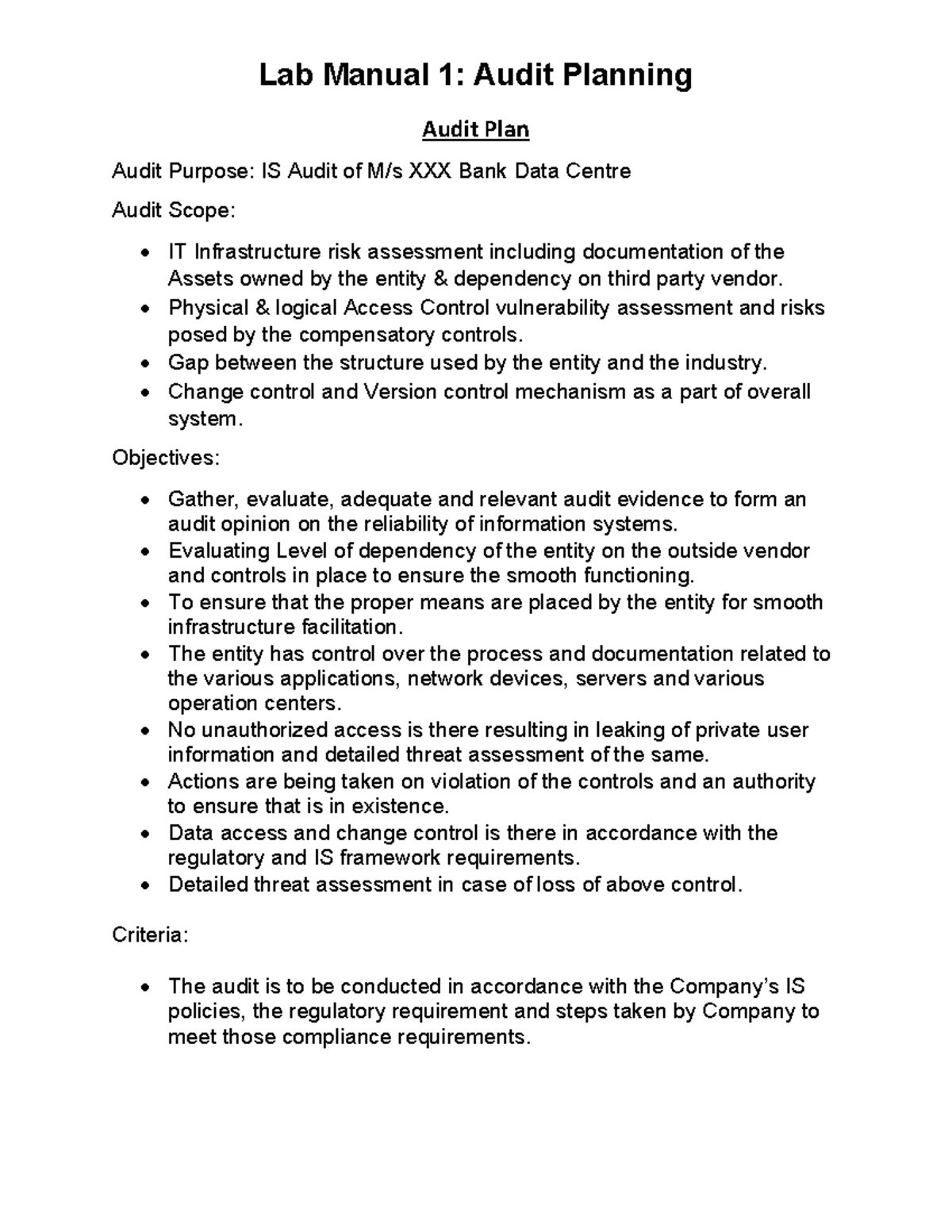 lab-manual-1-lab-manual-1-audit-planning-audit-plan-audit-purpose