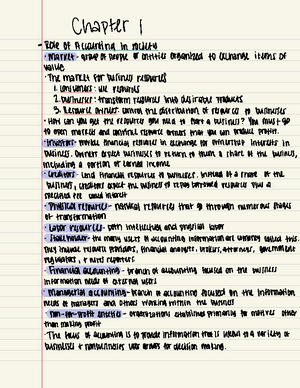 Chapter 2 notes - ACCT 200 - Studocu