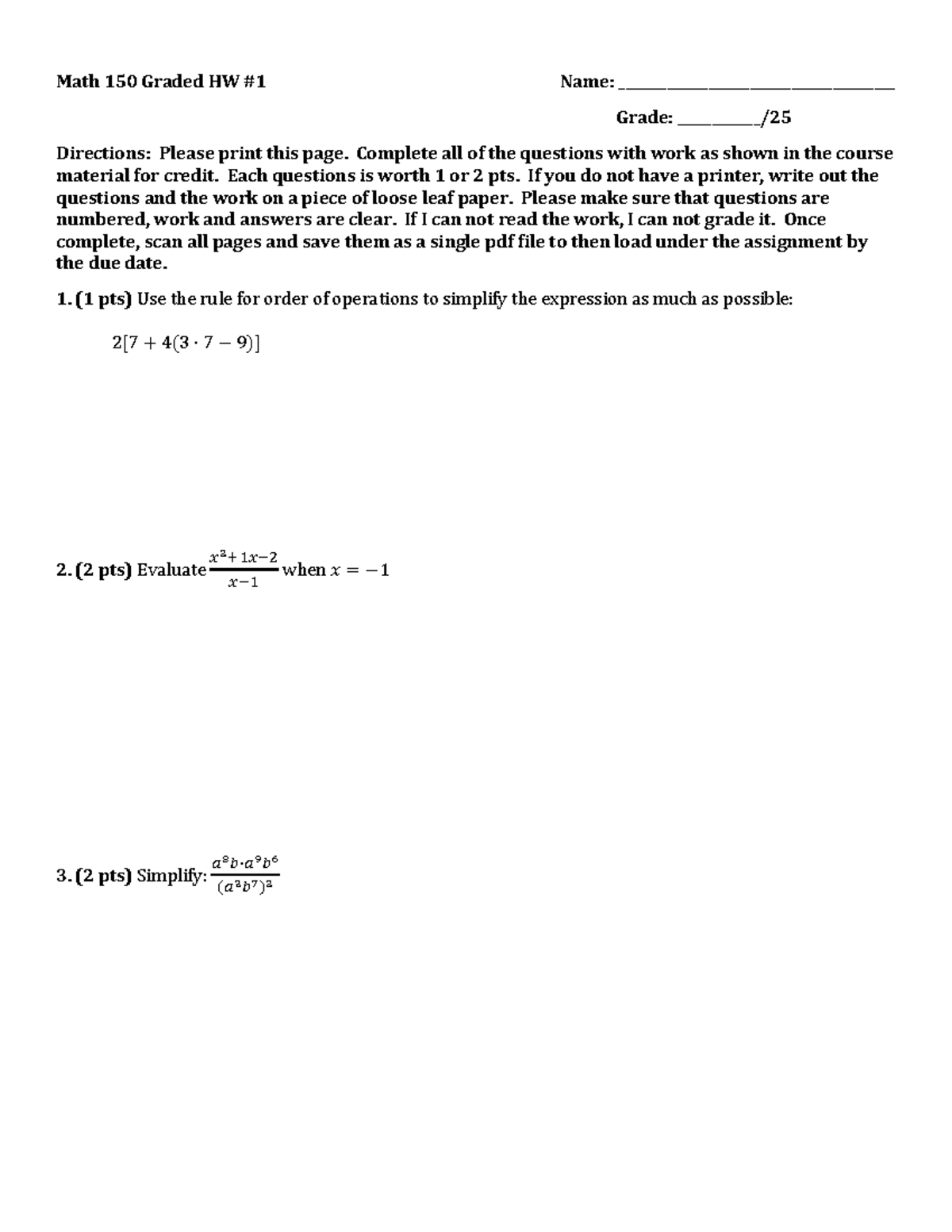 math 150 homework 1