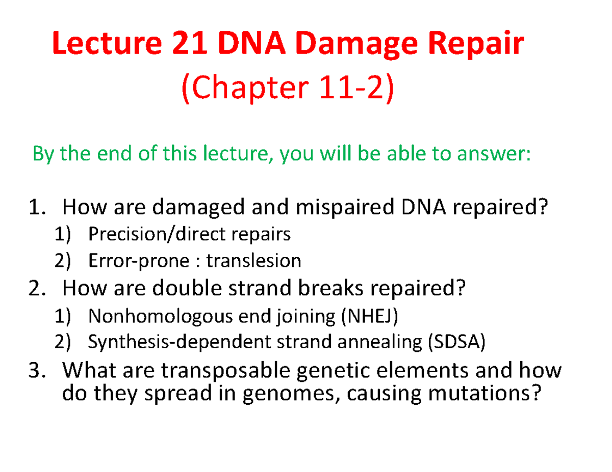 2C03L21(March 6) - By The End Of This Lecture, You Will Be Able To ...