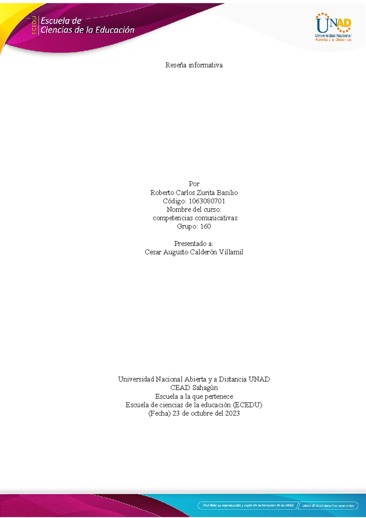 Reseña, zurita, Roberto, 160 - Reseña informativa Por Roberto Carlos ...