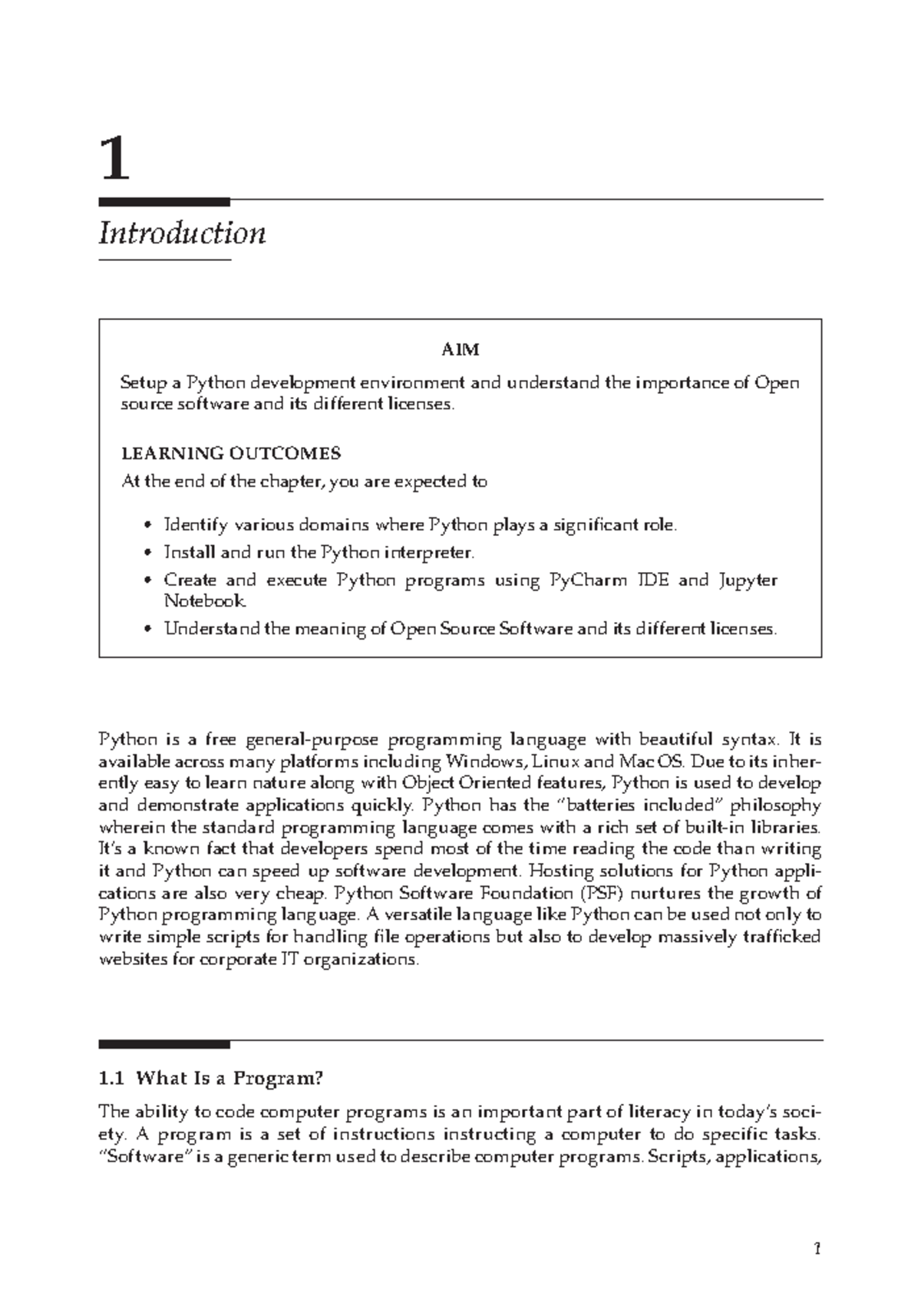 Introduction To Python Programming S.Gowrishankar Chapter 1 2 - 1 1 ...