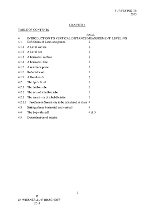 sensitivity of bubble tube in surveying