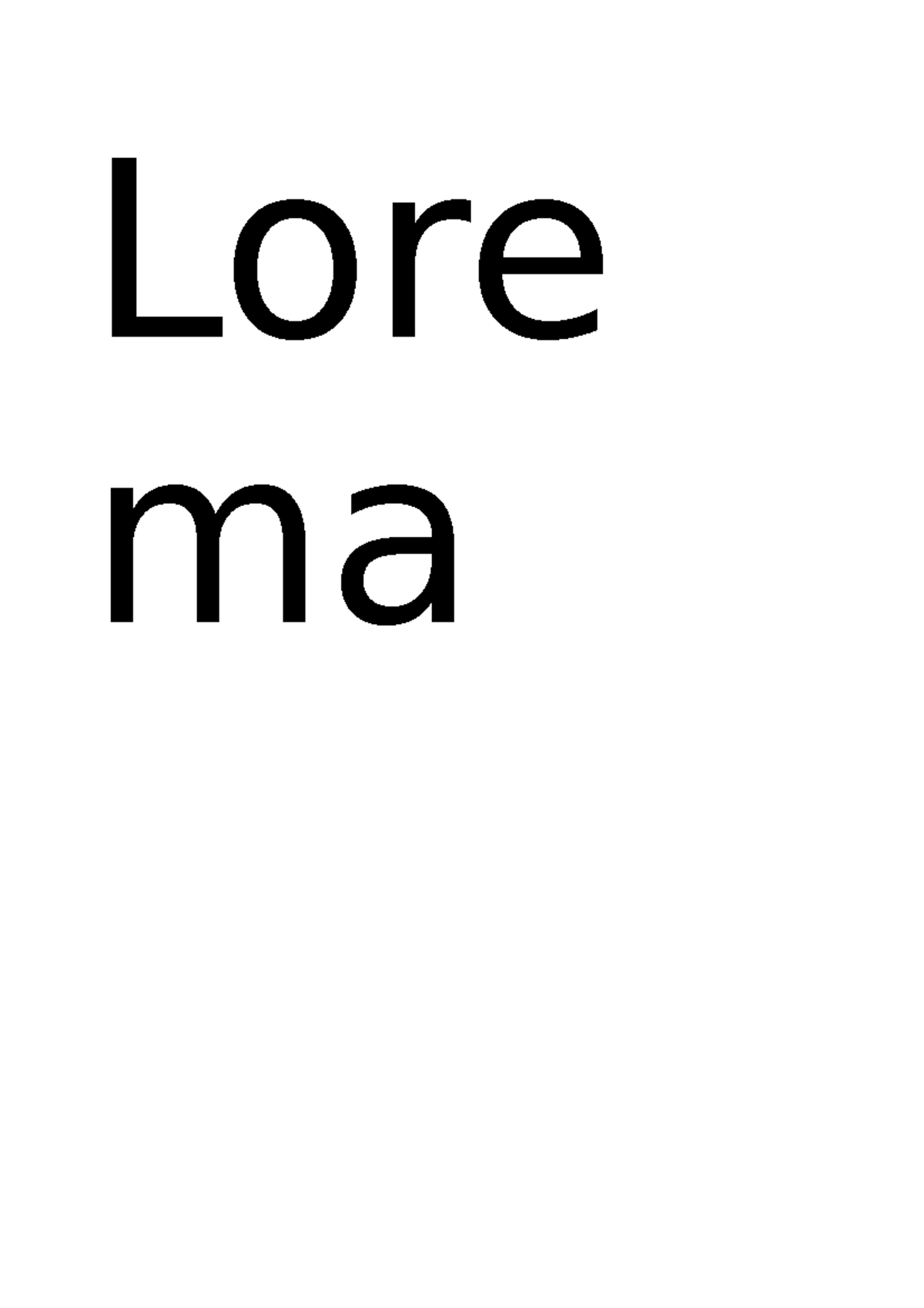 Lorema Ipsuma dois - Lore ma Ipsum a 