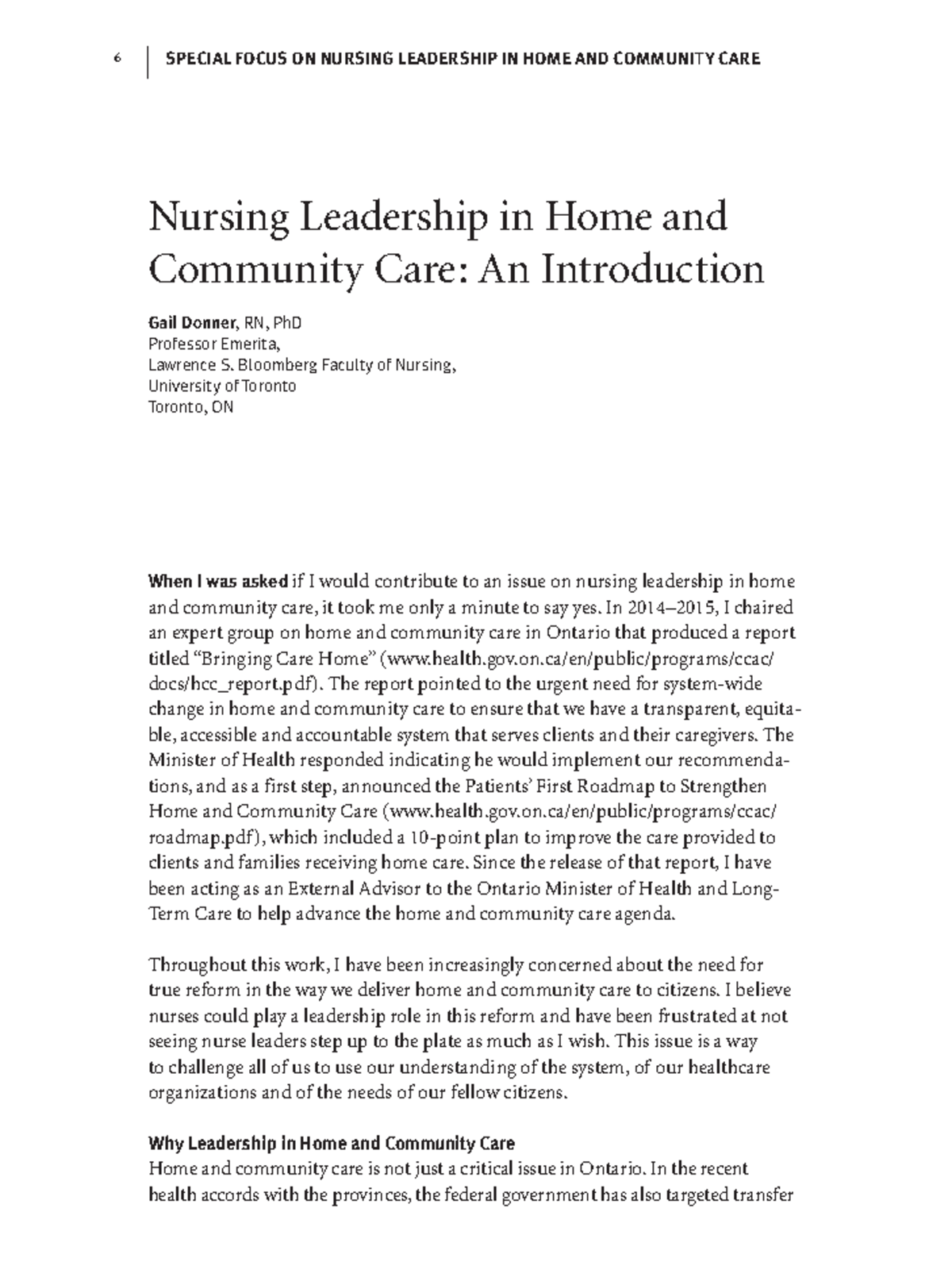 nursing-leadership-in-home-and-community-care-6-special-focus-on