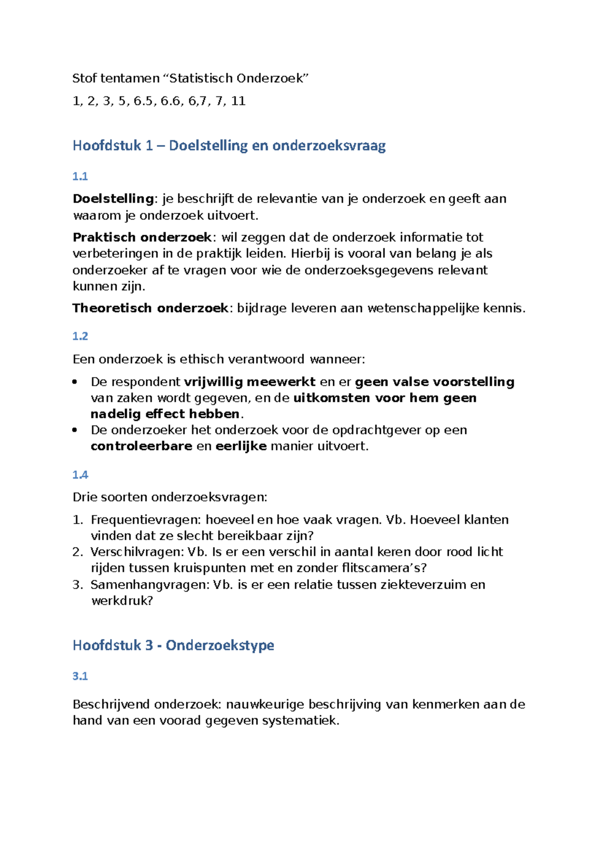 Samenvatting Basisboek Methoden En Technieken - Stof Tentamen ...