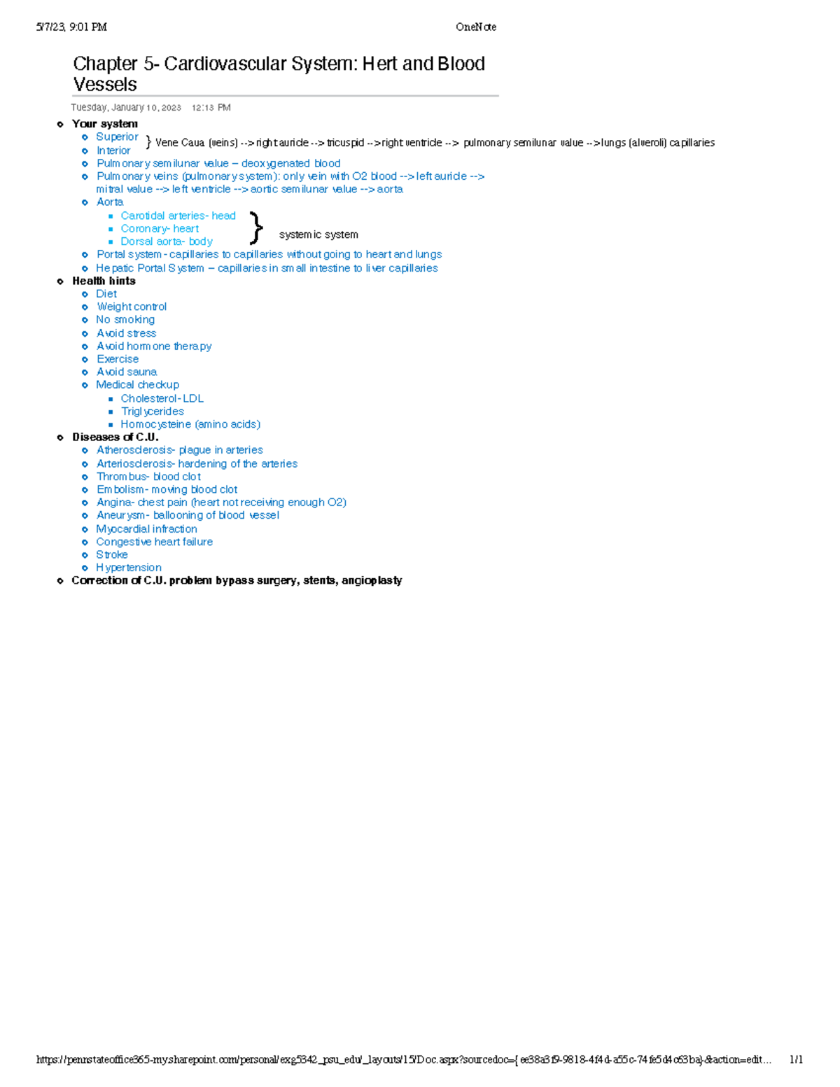 Chapter 5 - Professor Rhodes - 5/7/23, 9:01 PM OneNote - Studocu