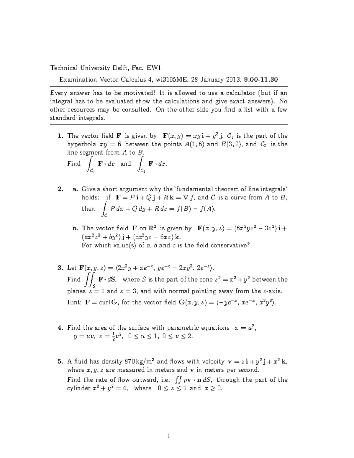 Exam In January 13 Questions And Answers Studeersnel