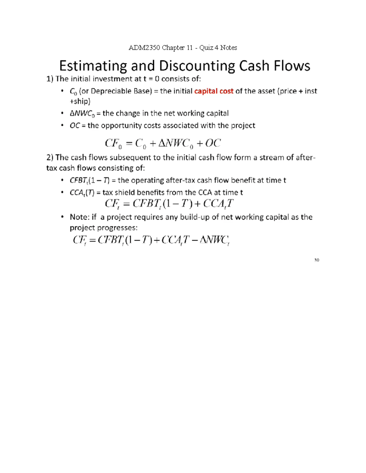 ADM2350 Chapter 11 - Quiz 4 Notes - ADM2350 Chapter 11 - Quiz 4 Notes ...