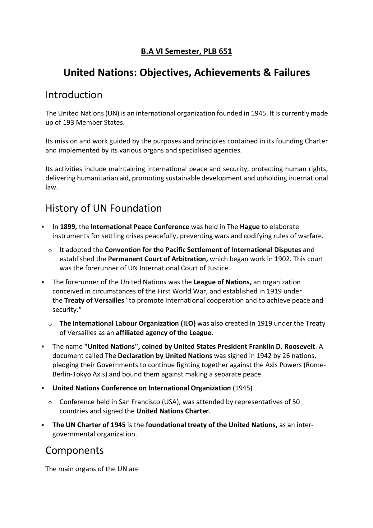 15894 This pdf contains the content regarding the united nations