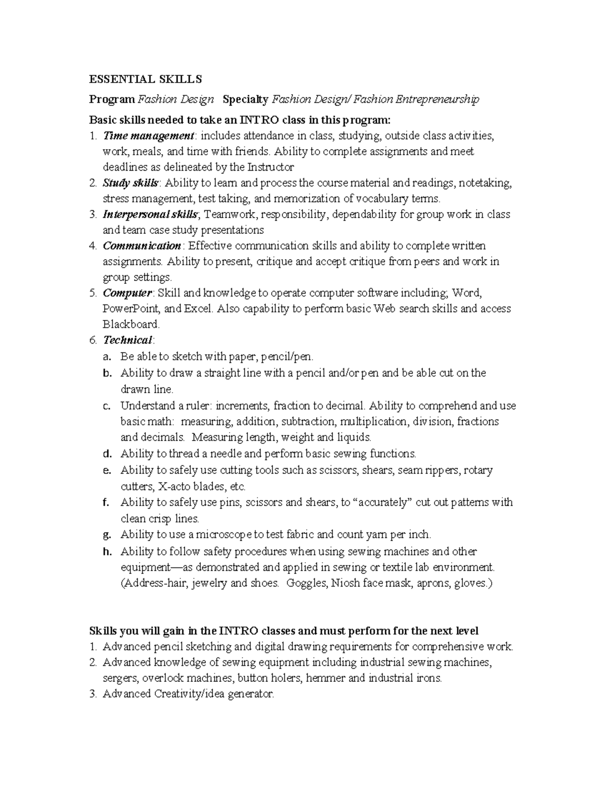 FAS Design Essential Skills for Advising (4) - ESSENTIAL SKILLS Program ...