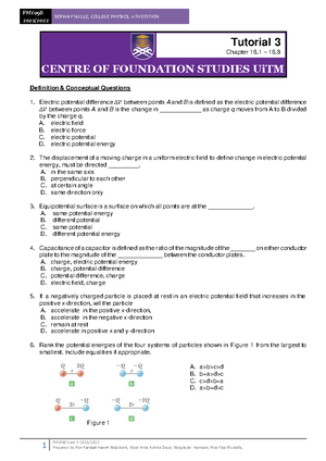 Tuto 2 - tutorial materials - 2021 / SERWAY VUILLE, COLLEGE PHYSICS ...