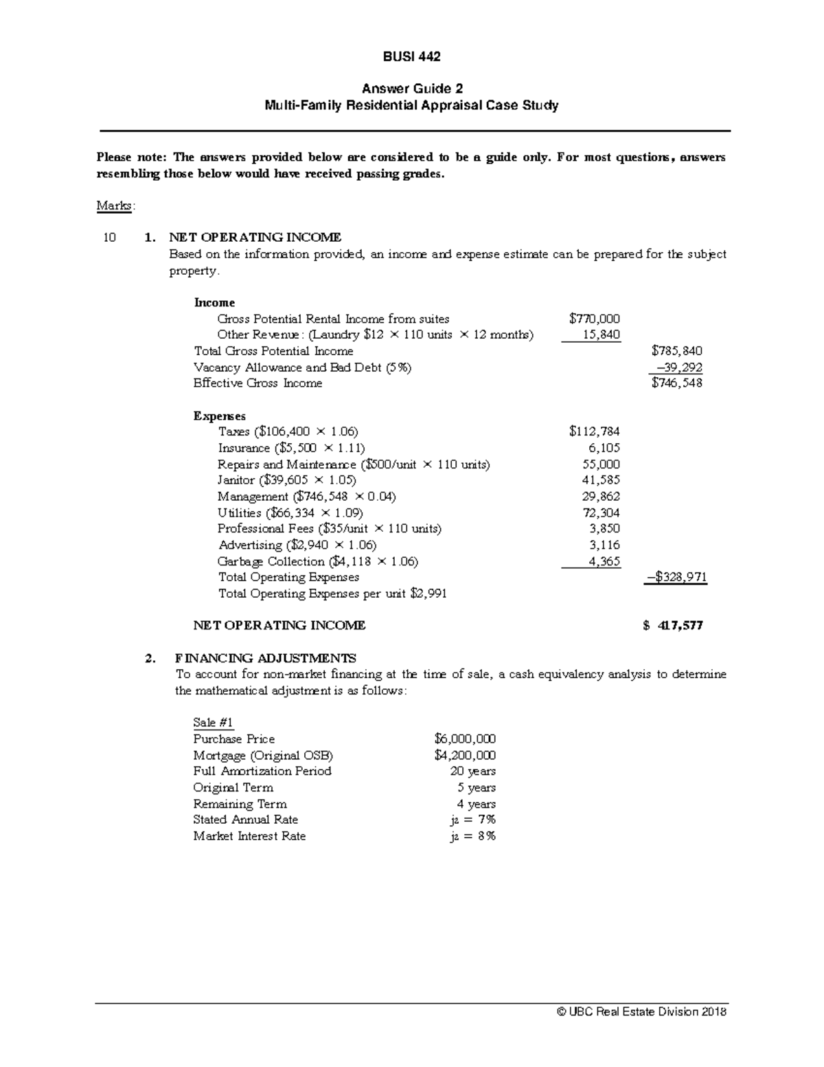 Busi 442 ass 2 - assignment 2 answer guide - BUSI 442 Answer Guide 2 ...