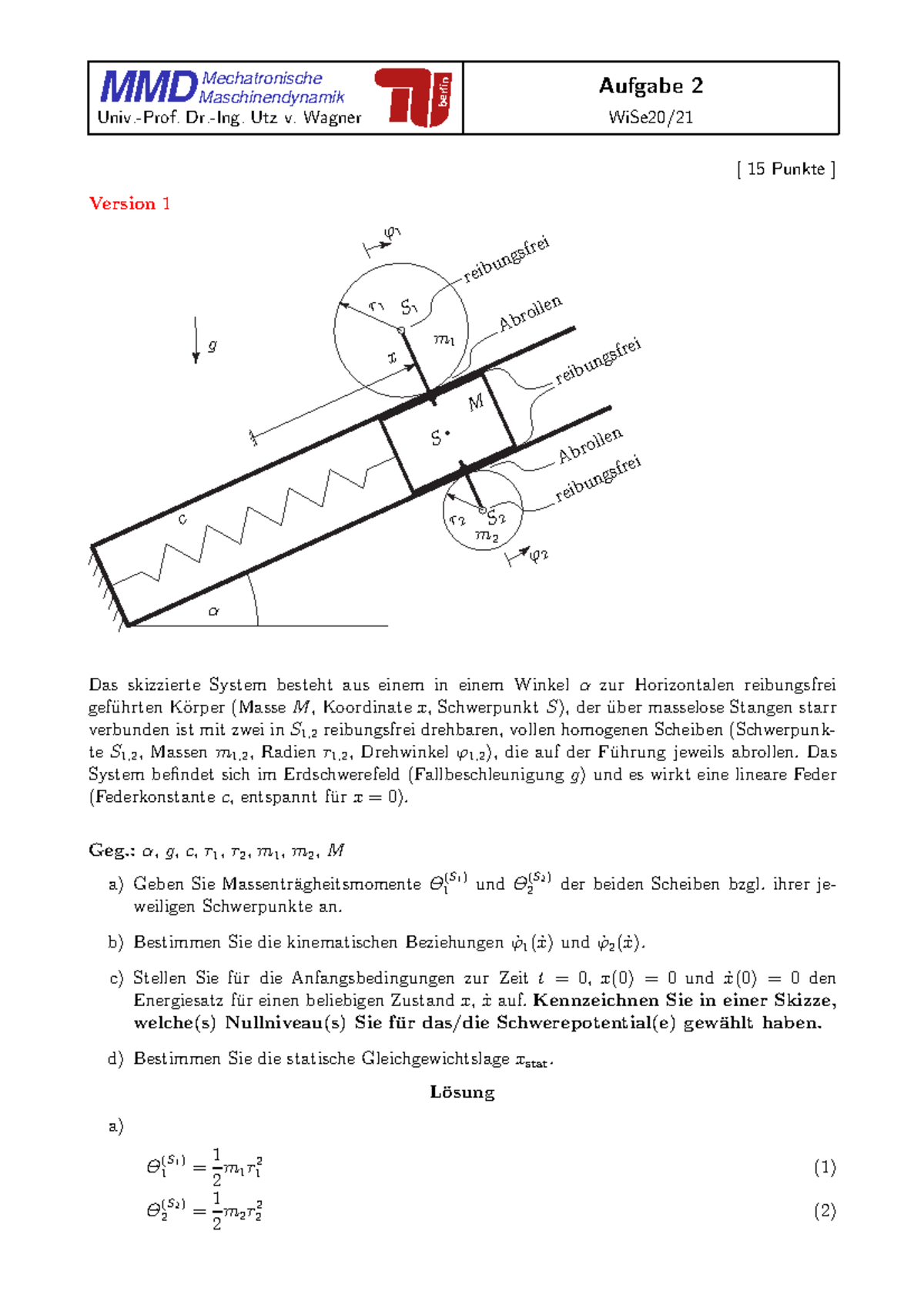Kin Dyn-2021 RT A2 lsg - Rechentest 2021 - MMD Mechatronische ...