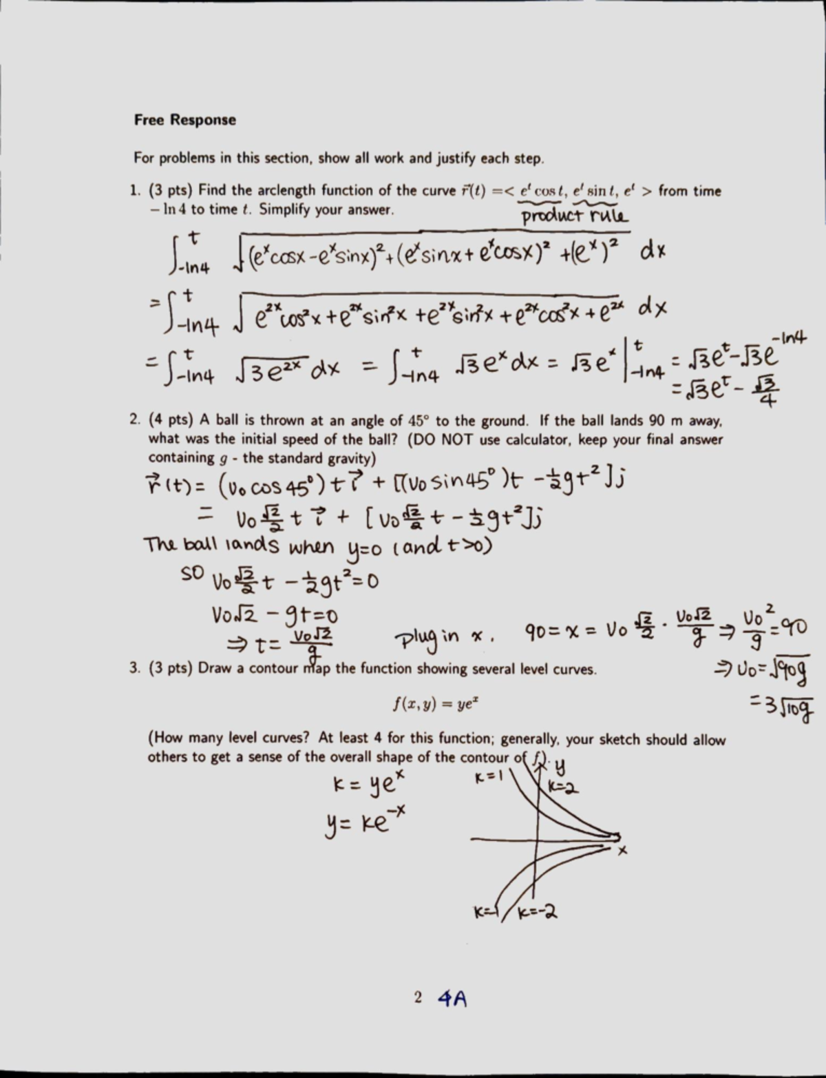 Quiz4A sol - Solutions - MATHUA123 - Studocu