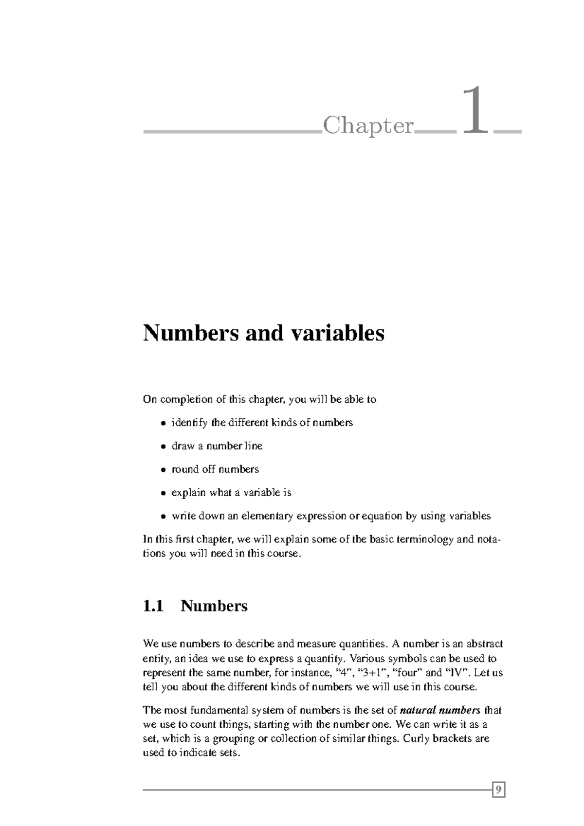Bnu1501 Sg1 1 E 2019 Chapter 1 Chapter 1 Numbers And Variables On Completion Of This Bnu1501 Sg1 1 E 2019 Chapter 1 Chapter 1 Numbers And Variables On Completion Of This