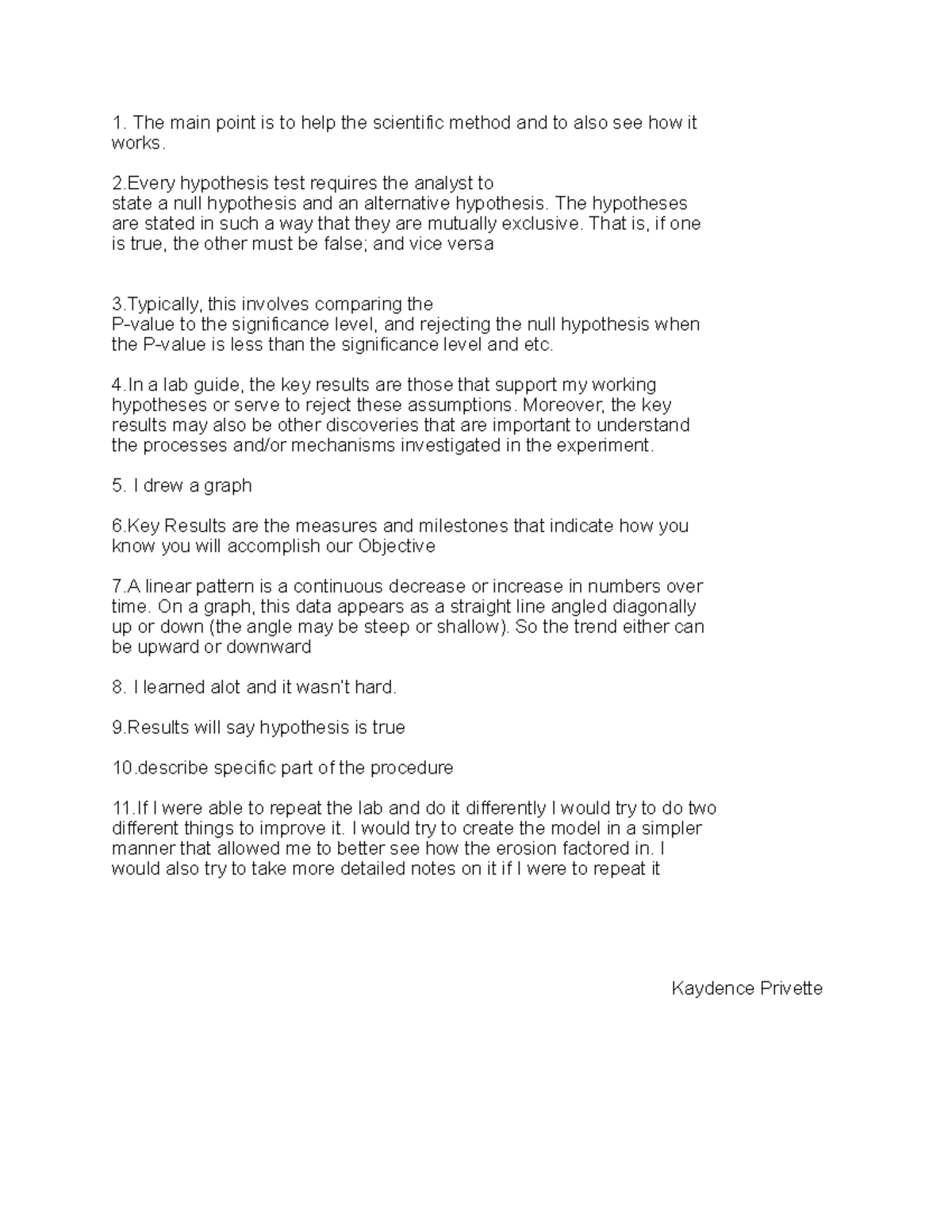 Lab report for edgenunity Physical Science - The main point is to help ...