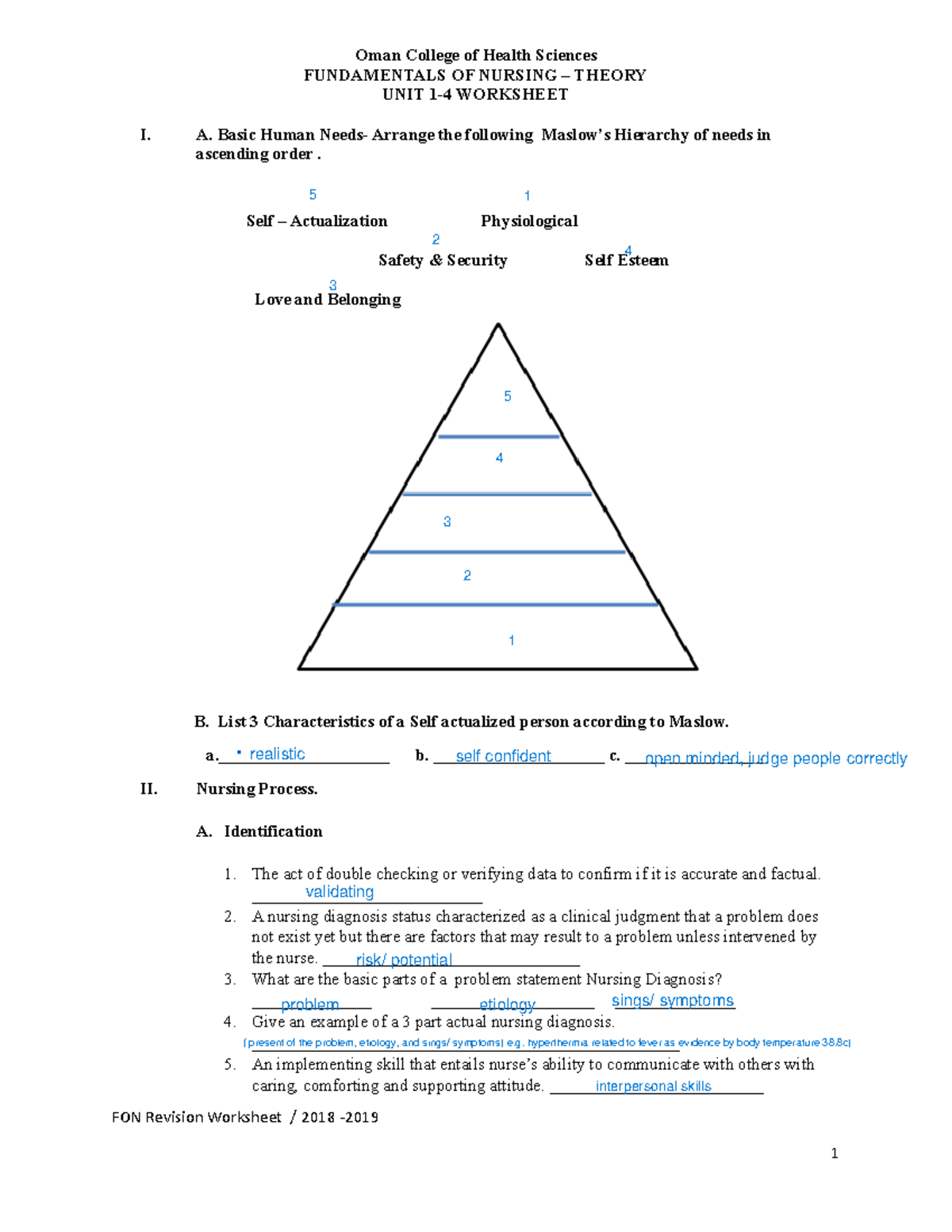 Untitled 2 - nnmp;ml - Oman College of Health Sciences FUNDAMENTALS OF ...