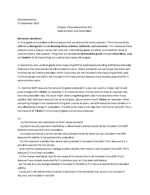 Chapter Two - The Macroeconomics Book 210 which is required for this ...