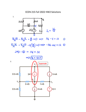 ECEN 215 HW3 Solutions - ECEN 215 - ECEN 215 Fall 2022 HW3 Solutions ...