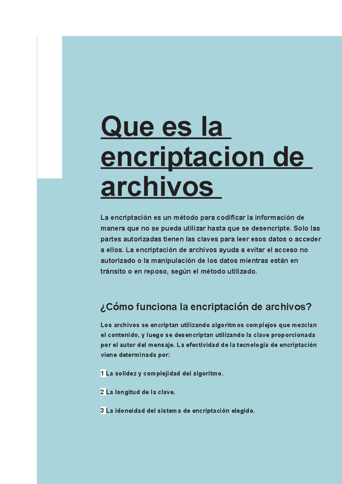 Que es la encriptacion de archivos (Ccori Quispe Jhon Brandon) - Que es ...