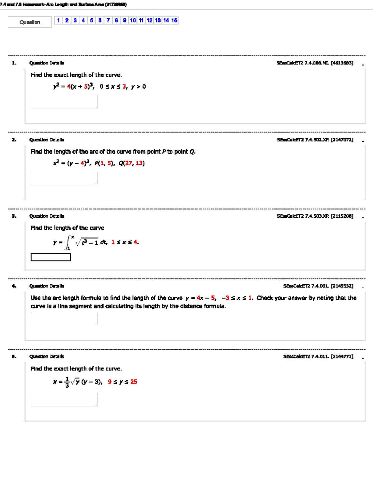hw-arc-length-and-surface-area-mac2282-studocu