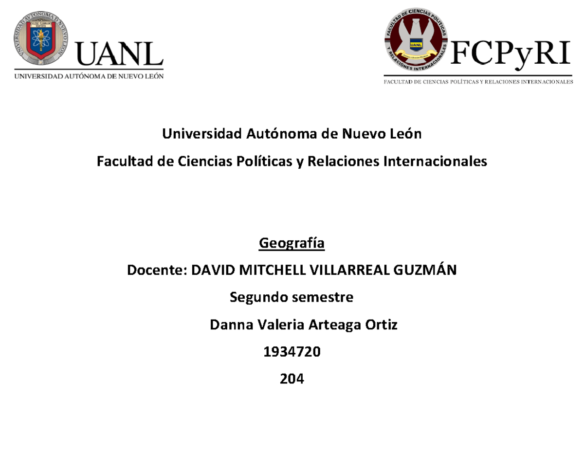 Cuadro Comparativo G 204 Universidad AutÛnoma De Nuevo LeÛn Facultad De Ciencias PolÌticas Y 1489