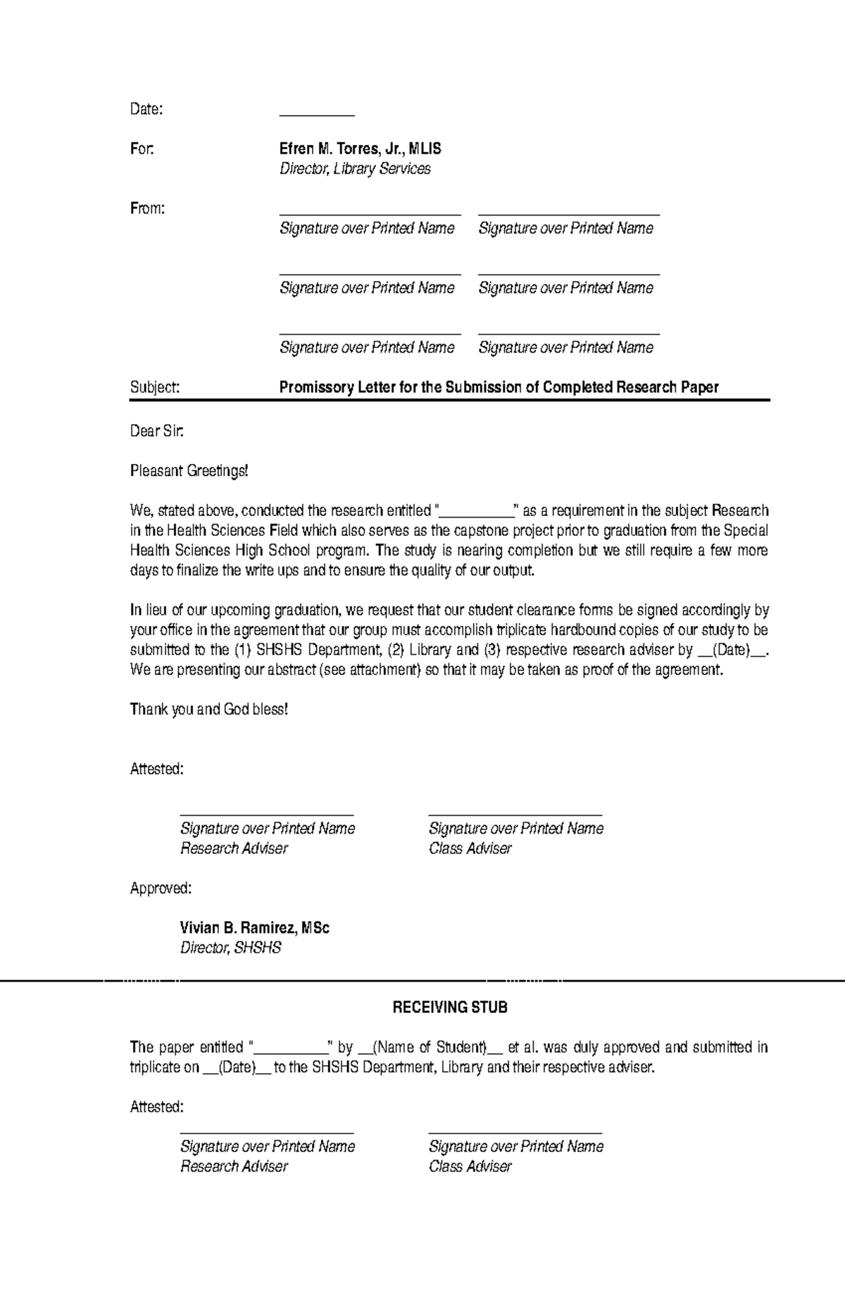 Research-Promissory-Lettscds cmdnscmvdf ...